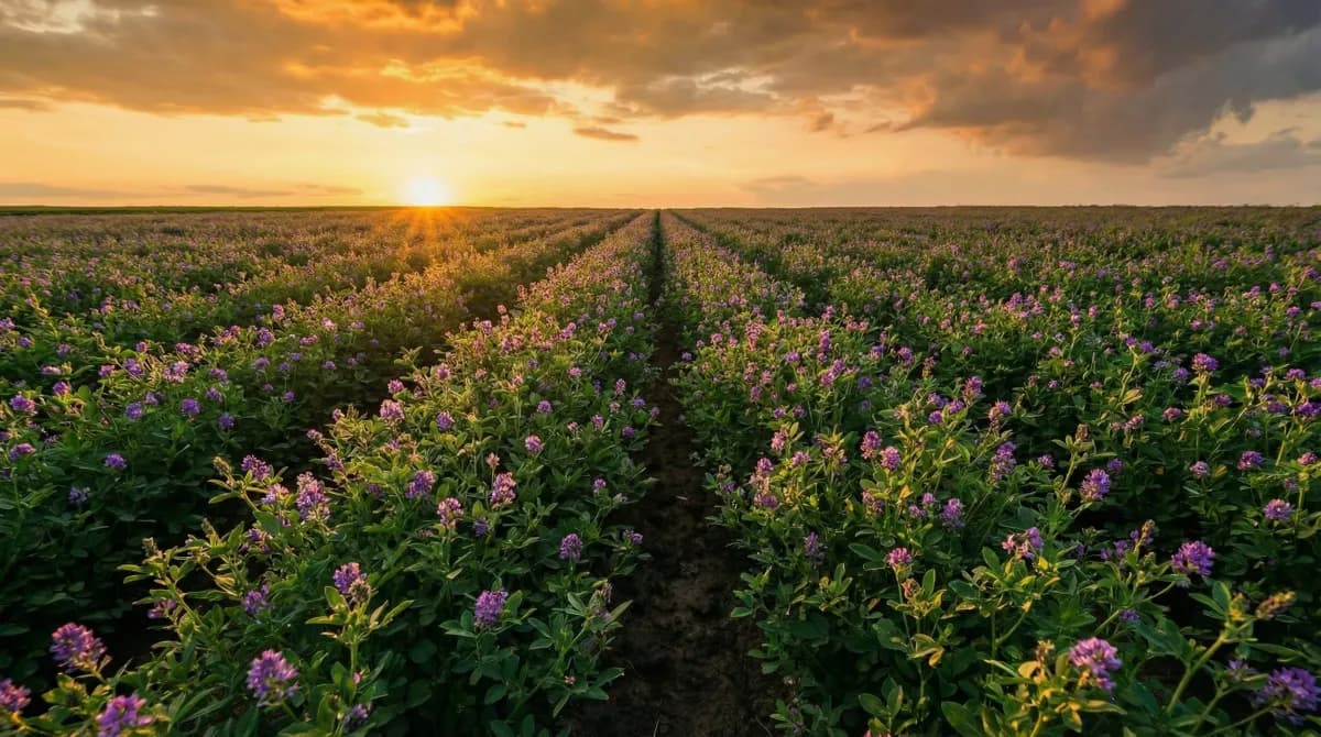 Alfalfa field